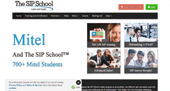 Desktop Screenshot of mitel.thesipschool.com
