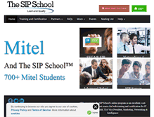 Tablet Screenshot of mitel.thesipschool.com