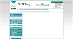 Desktop Screenshot of acmepacket.thesipschool.com